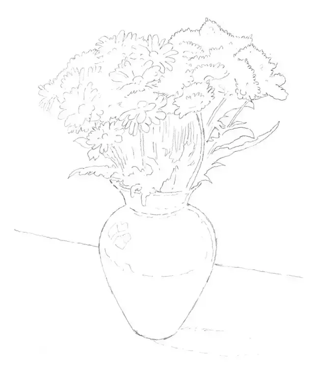 素描图片简单一点的花，兰花素描图片越简单越好（<素描花卉教程>）