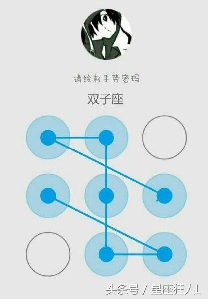 手势密码图案大全，复杂手势密码图案（这些属于你的手势密码）