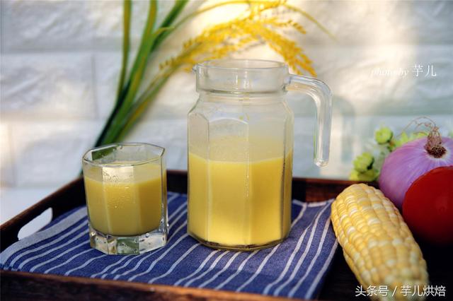 玉米浆，饭店售价28元的玉米汁（玉米浆粑粑）