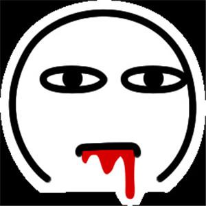 emoji吐血表情图片