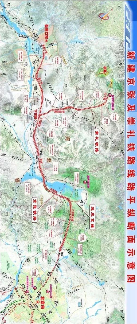 京沈高铁线路图，起点北京朝阳站，终点沈阳！（京张、京雄、京沈高铁北京段进入建设高峰）