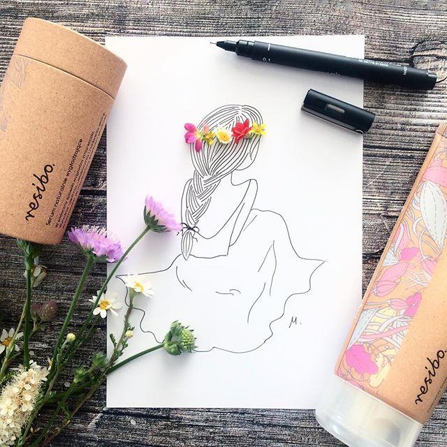 简笔画美女是怎么画的，简笔画美女是怎么画的图片（美女姐姐手绘线稿，人物简笔画）