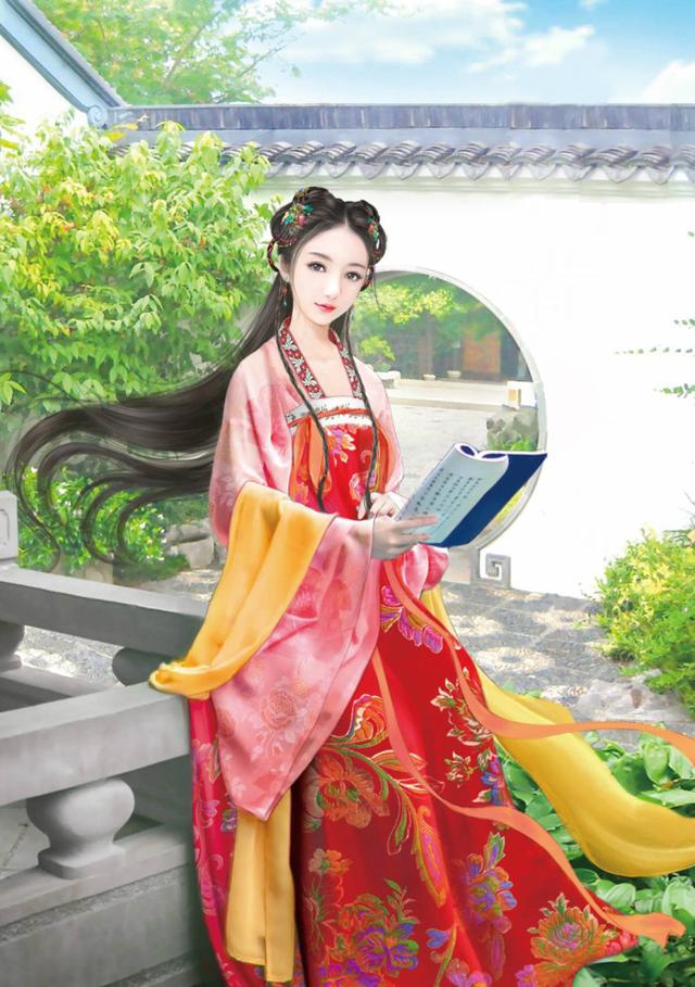 简约伤感的卡通手绘女生背影图片  彼岸流年终究太多伤，简约伤感的卡通手绘女生背影图片动漫（：“待我长发及腰” 完整版）