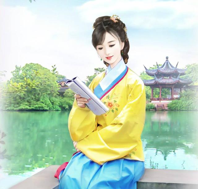 简约伤感的卡通手绘女生背影图片  彼岸流年终究太多伤，简约伤感的卡通手绘女生背影图片动漫（：“待我长发及腰” 完整版）