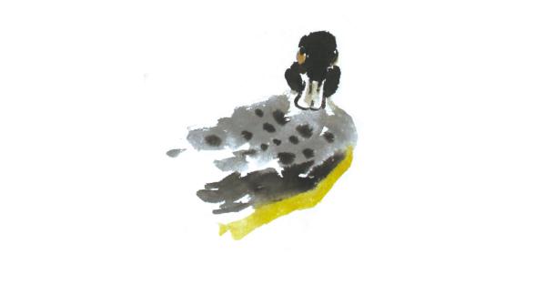 小鸭怎样画才好看，山雀、喜鹊、小鸡、鸭子的画法