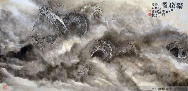 画龙的步骤图解，画龙教程一步一步图解（有人的地方就有江湖且听木瓜讲）