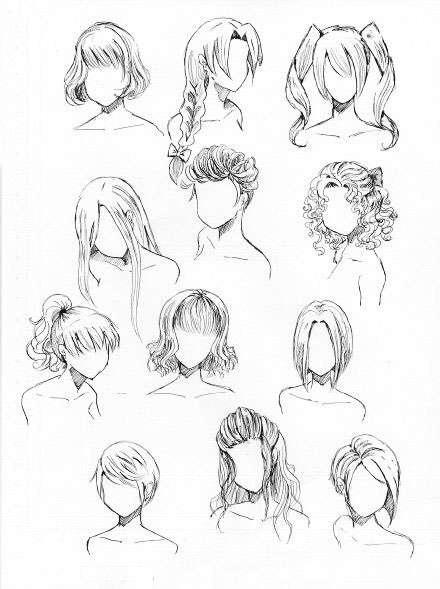 漫画头发怎么画，漫画如何画好头发（50个漫画人物头发的详细教程）