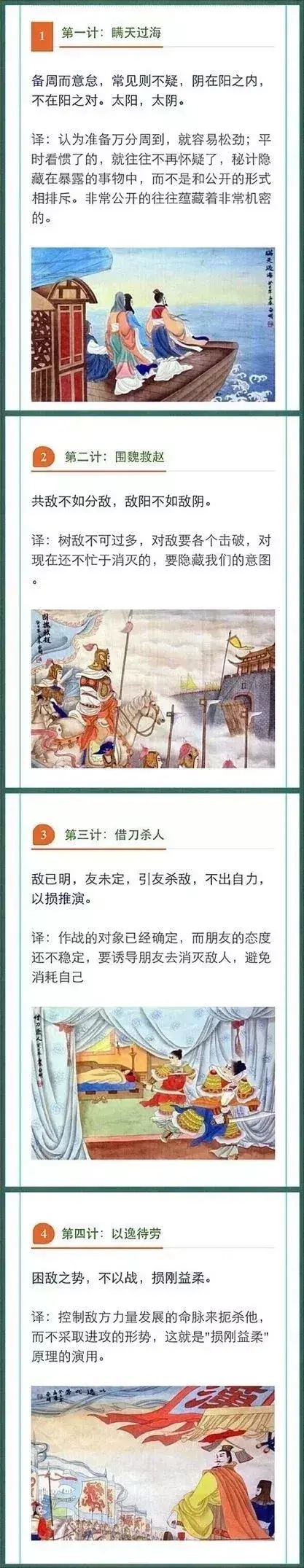 36计孙子兵法故事解析，孙子兵法第36计是什么（《三十六计》图文释义）