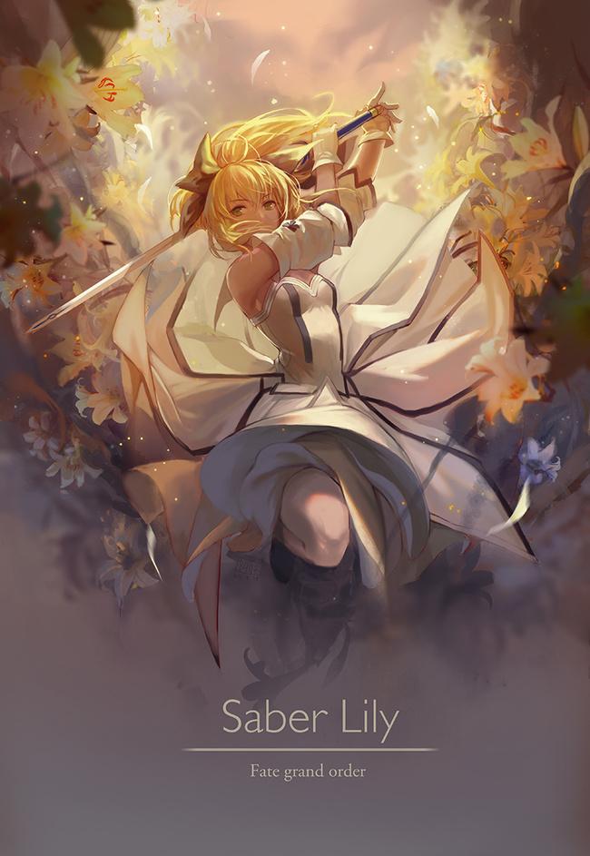 2.saber 阿尔托莉雅《fate/stay night》