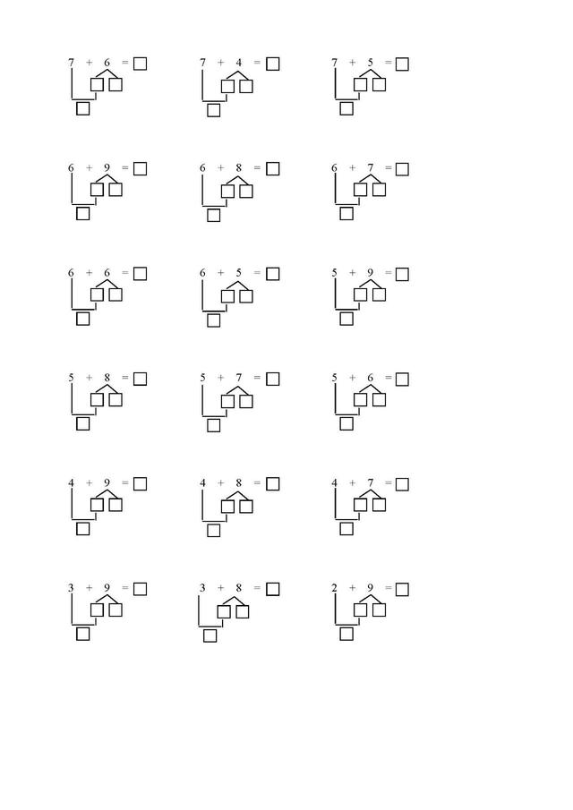 凑十法和借十法的口诀及运算方法，一年级数学学习口诀之“凑十法、破十法、借十法”口诀最后带习题