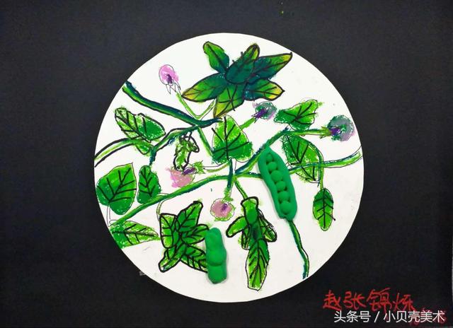 豌豆射手怎么画，植物大战僵尸里的豌豆射手怎么画（少儿创意美术《豌豆荚》）