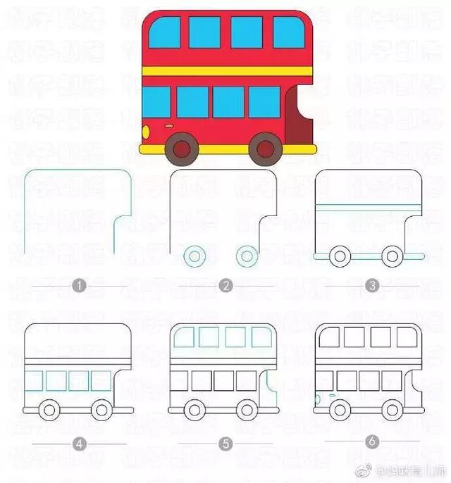 如何画汽车简笔画，如何画汽车简笔画图片（画完这组就能掌握各种汽车的画法了）