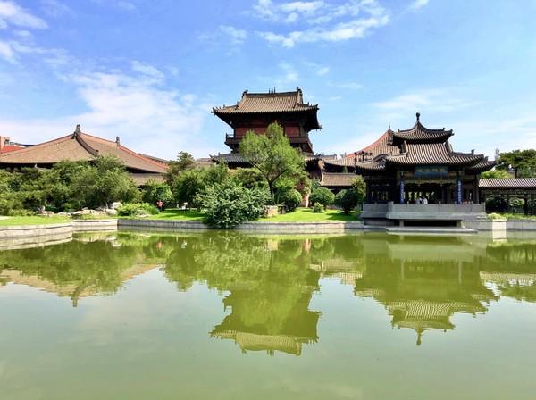 大同市火车站周围街景，大同\u0026八月古都忆平城