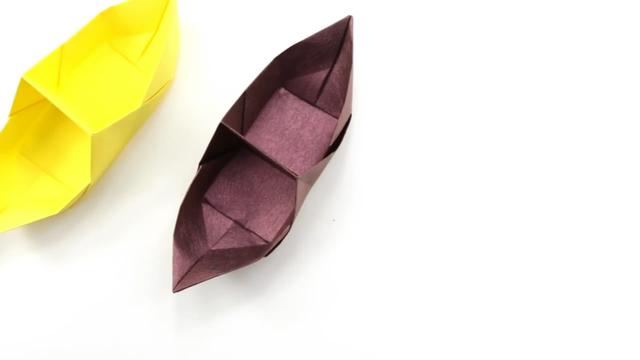 小船的折叠方法，带篷小船的折叠方法（教大家小船收纳盒的折纸方法）