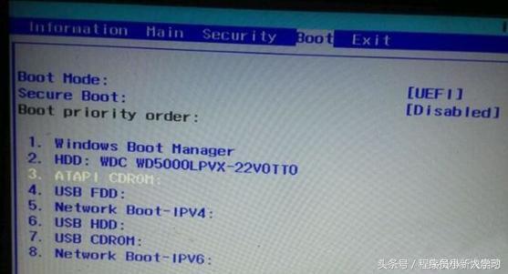 uefi boot什么意思，uefi是什么意思（BIOS下Secure）