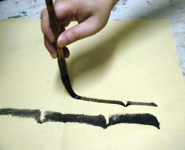 随手画竹的画法，竹画简单易学（水墨画竹——画竹枝法、画杆法）
