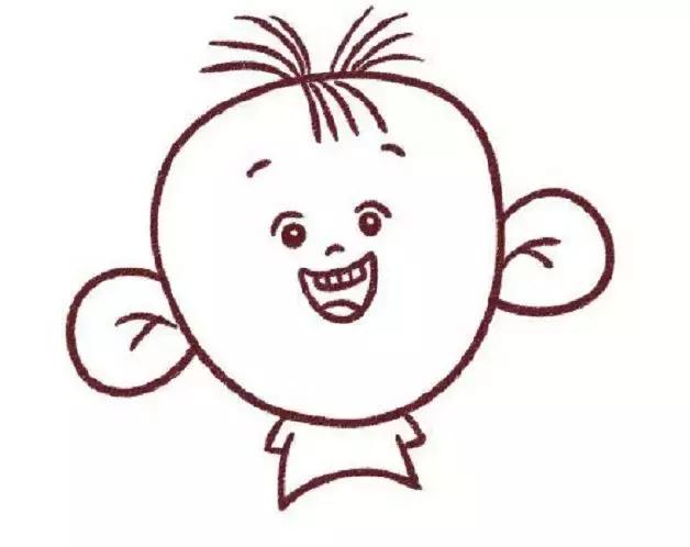 大耳朵图图简笔画，如何画简笔画大耳朵图图（大耳朵图图简笔画步骤教程）