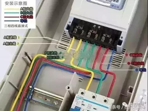 电表的接法，这么全的电工常用电表接线图（单相电表的接法）