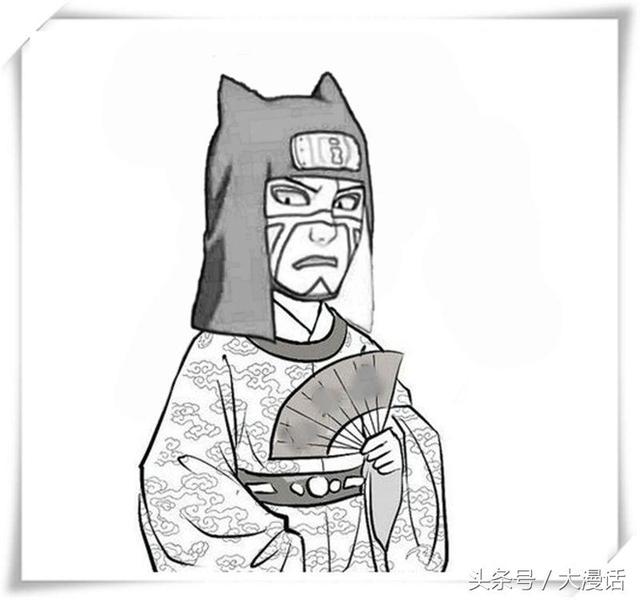 火影忍者   蝎，微信头像，火影忍者   蝎（火影忍者换上了汉服）