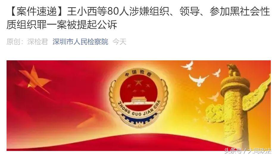 王小西在宝安法院开庭视频（深圳特大涉黑组织被提起公诉）