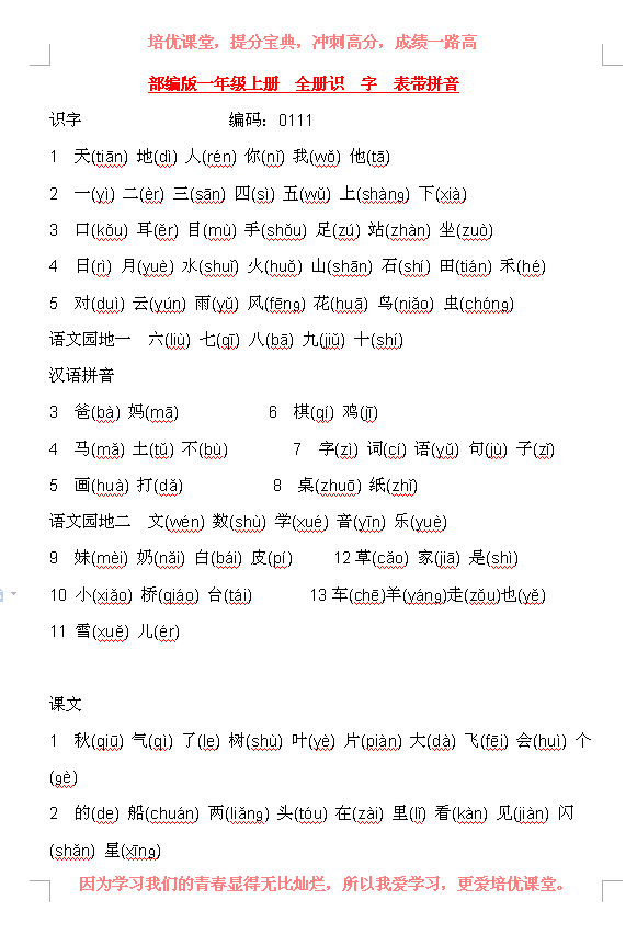 “鱼儿”的拼音怎么写，鱼儿鱼儿水中游（部编版一年级上册）