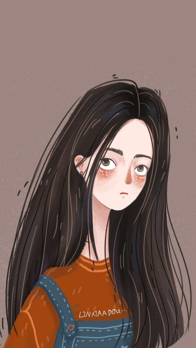 池乔：文艺抽象思维微信女生头像，池乔阴后面的字（微信头像，抽象插画风）