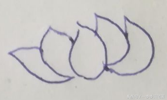 荷叶荷花图片简笔画，教你画带荷叶的荷花的简笔画（少儿简笔画一学就会：荷花）