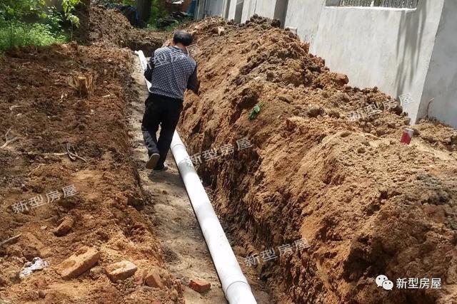 化粪池做法与尺寸图，农村化粪池两格建造全过程（教施工队建个化粪池）