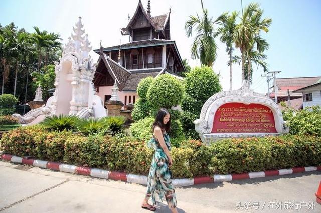 画面泰国旅游骑大象，90后小清新出游泰国