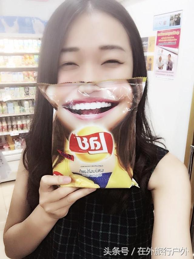 画面泰国旅游骑大象，90后小清新出游泰国