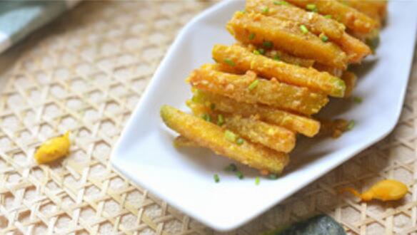 圖片[12]-【咸蛋黃焗南瓜條】做法步驟圖 咸香軟糯 入口即化-起舞食譜網(wǎng)