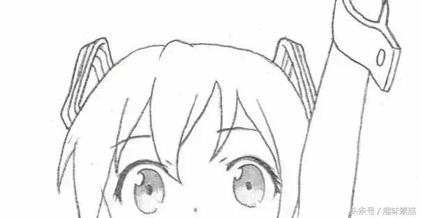 初音未来怎么画，动漫初音未来怎么画（零基础素描教程，初音未来）