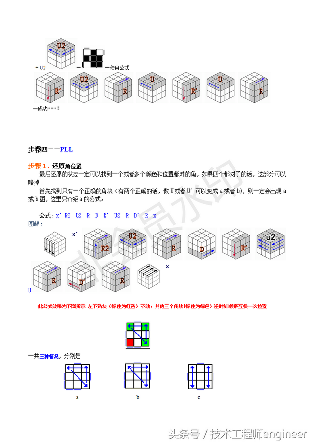 魔方还原最简单的方法，最简单的魔方复原大法（简单易学的还原魔方的常用口诀公式及图解）