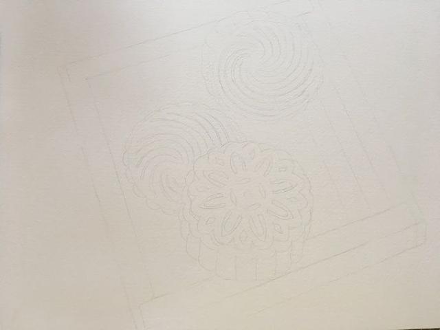 月饼怎么画简单又好看，怎么画月饼的简笔画（看插画老师一步一步教你画月饼）