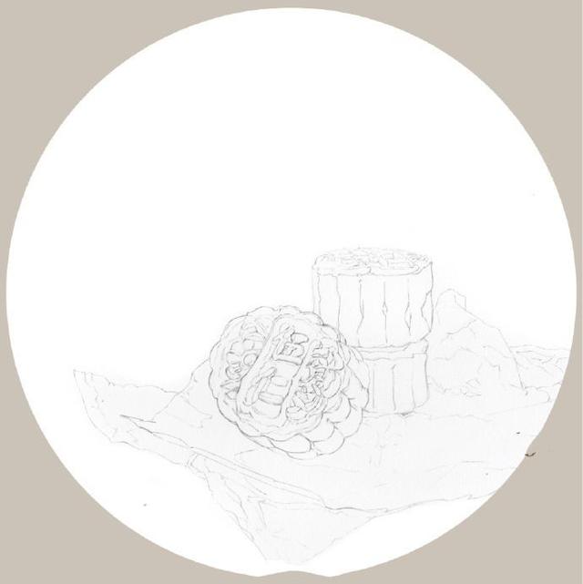 月饼怎么画简单又好看，怎么画月饼的简笔画（看插画老师一步一步教你画月饼）
