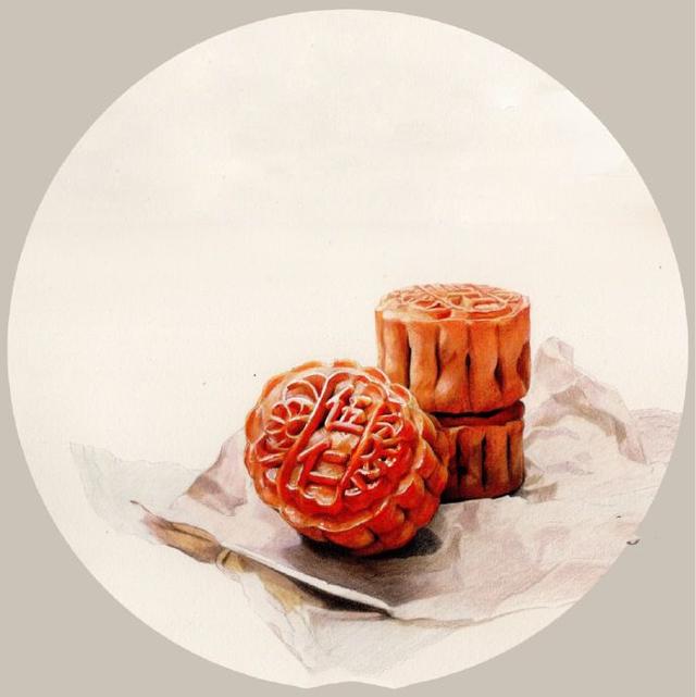 月饼怎么画简单又好看，怎么画月饼的简笔画（看插画老师一步一步教你画月饼）