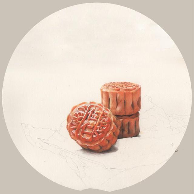 月饼怎么画简单又好看，怎么画月饼的简笔画（看插画老师一步一步教你画月饼）