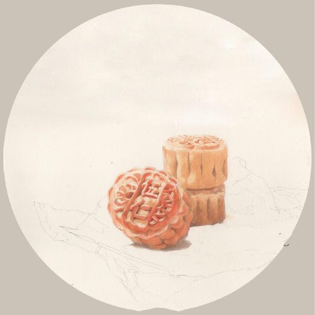 月饼怎么画简单又好看，怎么画月饼的简笔画（看插画老师一步一步教你画月饼）