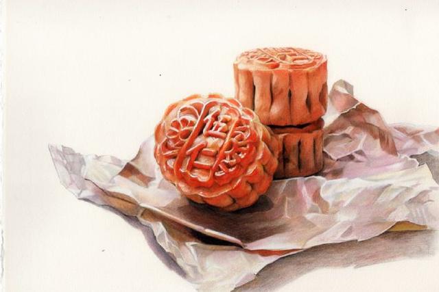 月饼怎么画简单又好看，怎么画月饼的简笔画（看插画老师一步一步教你画月饼）