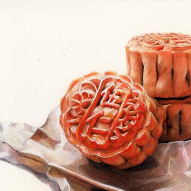 月饼怎么画简单又好看，怎么画月饼的简笔画（看插画老师一步一步教你画月饼）