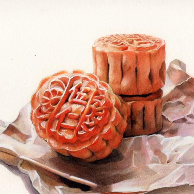 月饼怎么画简单又好看，怎么画月饼的简笔画（看插画老师一步一步教你画月饼）