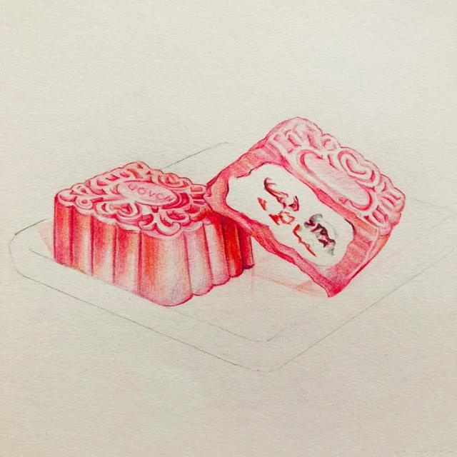 月饼怎么画简单又好看，怎么画月饼的简笔画（看插画老师一步一步教你画月饼）