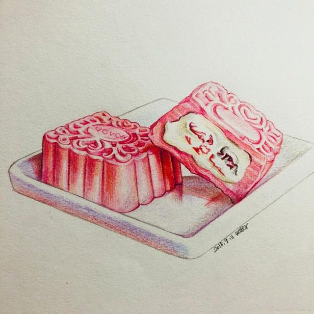 月饼怎么画简单又好看，怎么画月饼的简笔画（看插画老师一步一步教你画月饼）