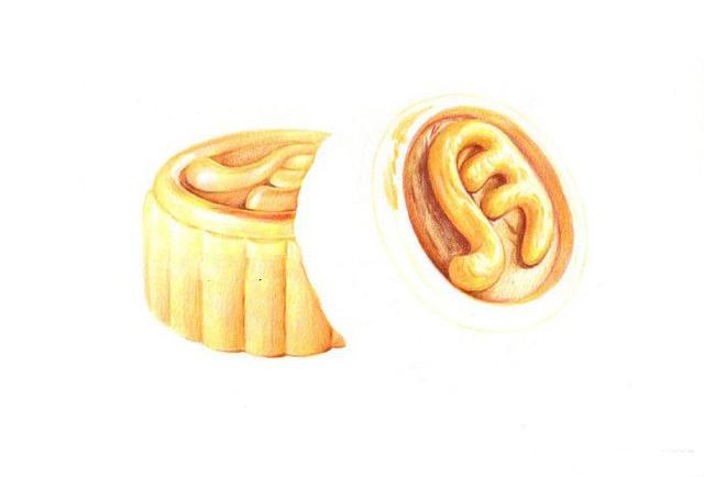 月饼怎么画简单又好看，怎么画月饼的简笔画（看插画老师一步一步教你画月饼）