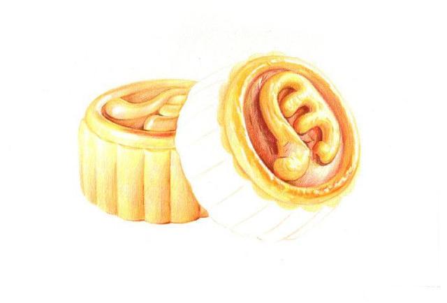 月饼怎么画简单又好看，怎么画月饼的简笔画（看插画老师一步一步教你画月饼）