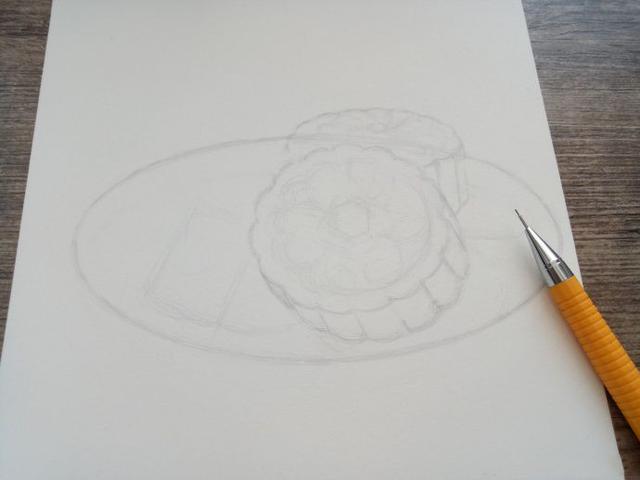 月饼怎么画简单又好看，怎么画月饼的简笔画（看插画老师一步一步教你画月饼）