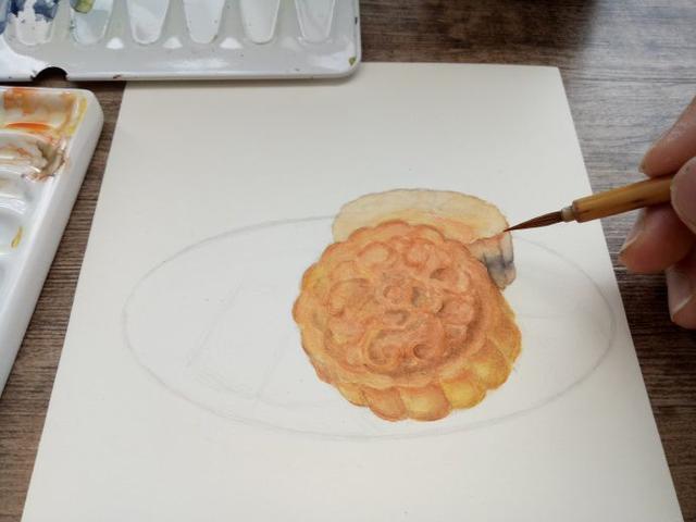 月饼怎么画简单又好看，怎么画月饼的简笔画（看插画老师一步一步教你画月饼）