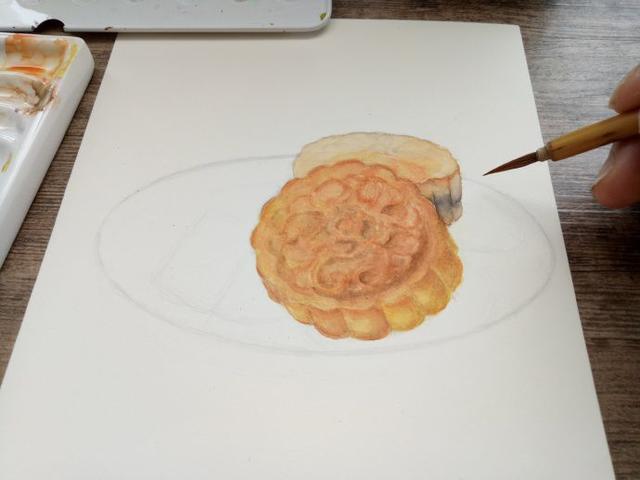 月饼怎么画简单又好看，怎么画月饼的简笔画（看插画老师一步一步教你画月饼）