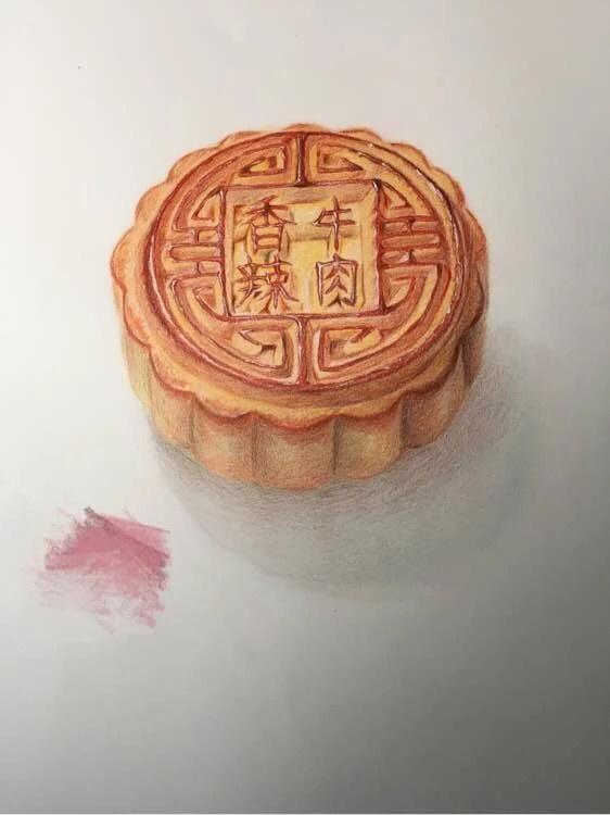 月饼怎么画简单又好看，怎么画月饼的简笔画（看插画老师一步一步教你画月饼）