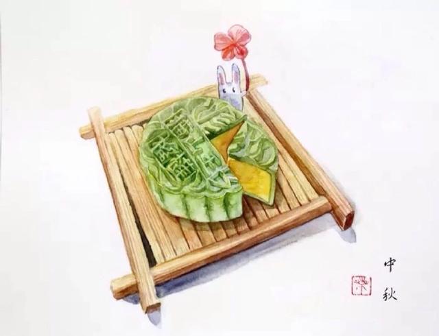 月饼怎么画简单又好看，怎么画月饼的简笔画（看插画老师一步一步教你画月饼）